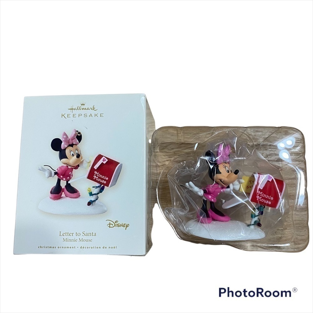 Disney Minnie Mouse Letter to Santa Christmas Ornament NWT Hallmark